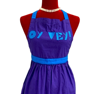 OY VEY Blue Apron Mother’s Day Gift RARE SOLDOUT Excellent Condition